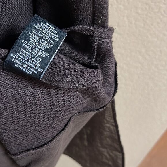 Estelle Linen Blend Swing Dress Australian designer Chocolate Mocha Mousse NWT - Picture 9 of 17